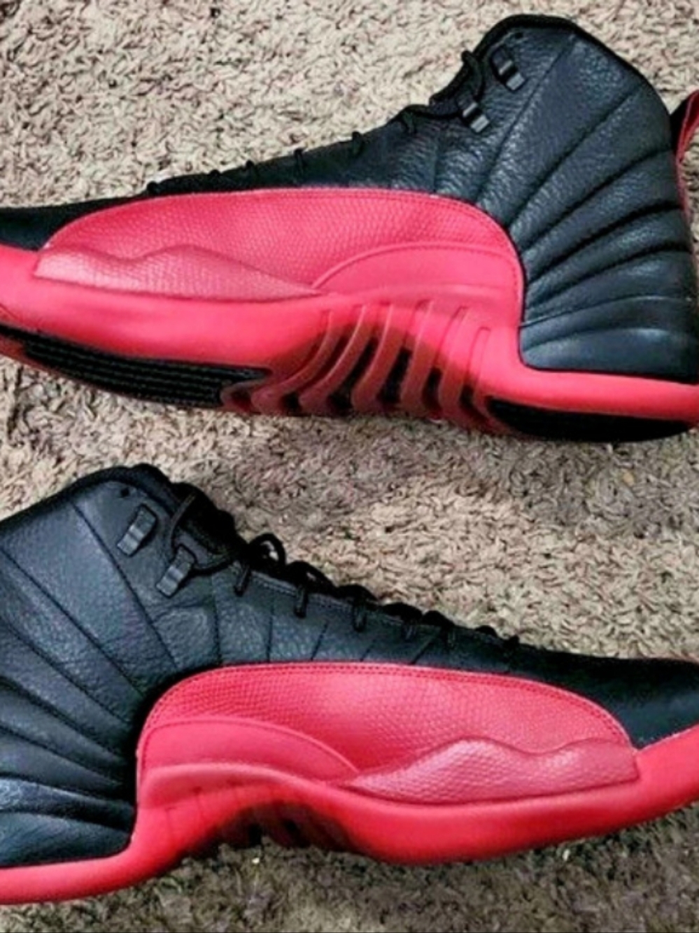 Jordan Air Jordan 12 Retro 'Flu Game' Black & Red US 14